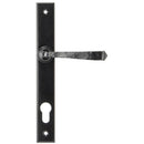 From The Anvil - Slimline Lever Espag. Lock Set - Black - 33033 - Choice Handles