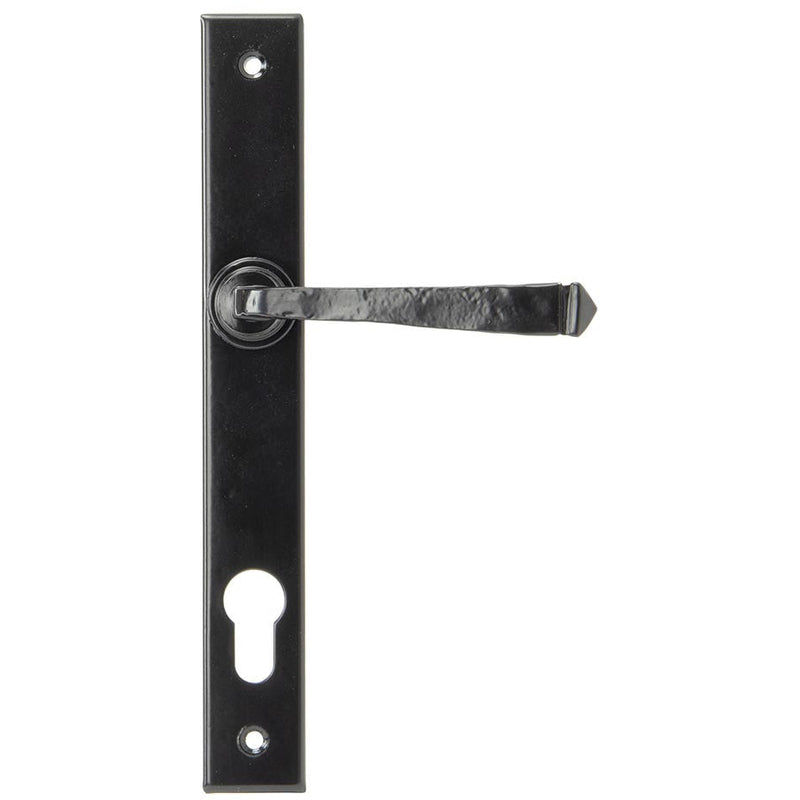 From The Anvil - Slimline Lever Espag. Lock Set - Black - 33033 - Choice Handles