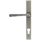 From The Anvil - Slimline Lever Espag. Lock Set - Pewter Patina - 33034 - Choice Handles