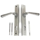 From The Anvil - Slimline Lever Espag. Lock Set - Pewter Patina - 33034 - Choice Handles