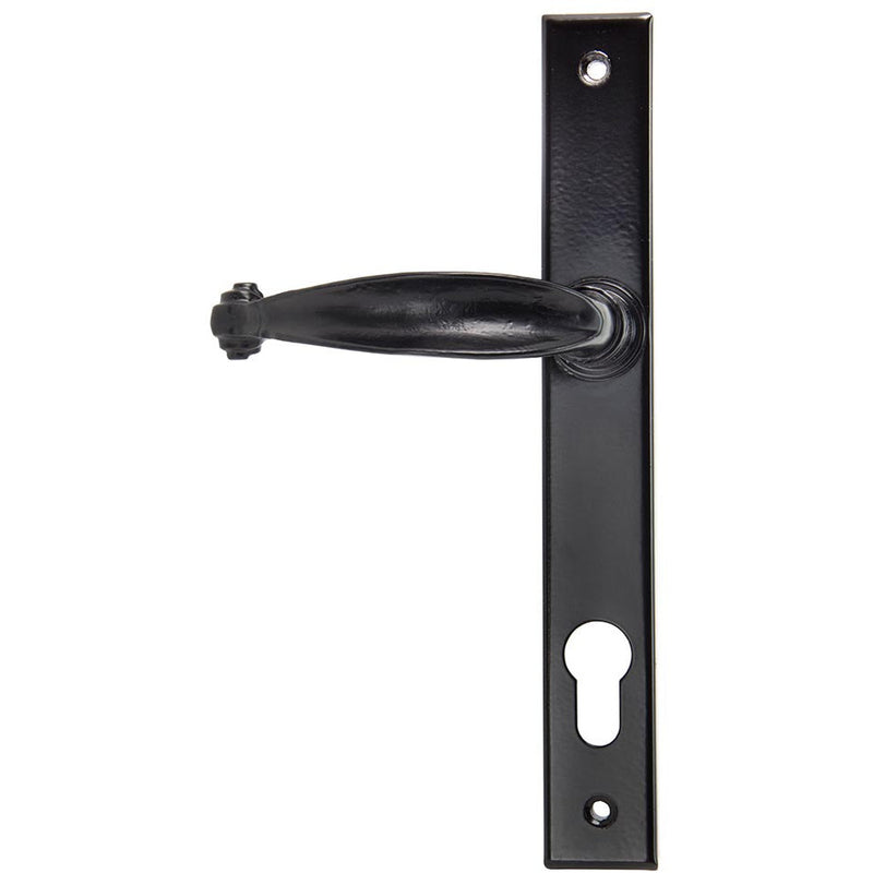 From The Anvil - Slimline Lever Espag. Lock Set - Black - 33035 - Choice Handles