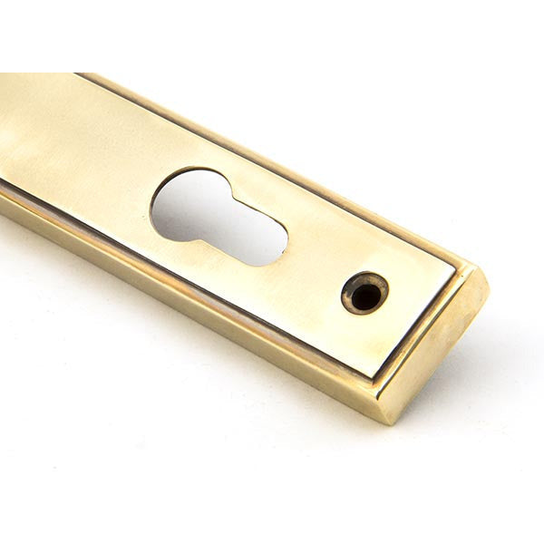 From The Anvil - Slimline Lever Espag. Lock Set - Aged Brass - 33039 - Choice Handles