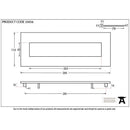 From The Anvil - Letter Plate - Black - 33056 - Choice Handles