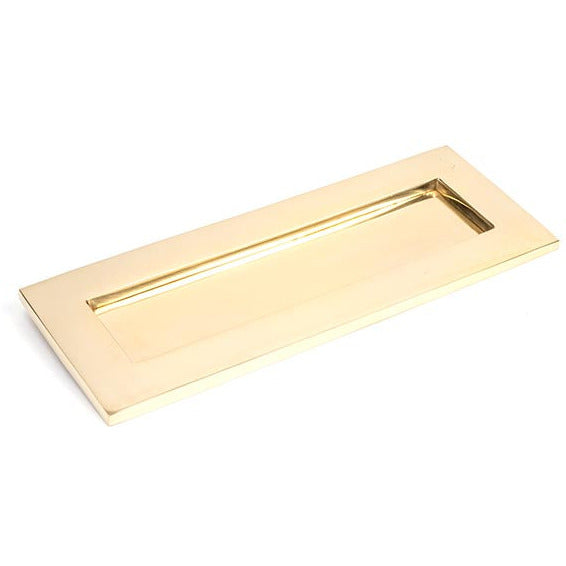 From The Anvil - Small Letter Plate - Polished Brass - 33060 - Choice Handles