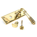From The Anvil - Reeded Lever Bathroom Set - Aged Brass - 33084 - Choice Handles