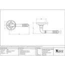 From The Anvil - Reeded Lever on Rose Set - Polished Nickel - 33086 - Choice Handles