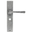 From The Anvil - Avon Lever Bathroom Set - Pewter Patina - 33091 - Choice Handles