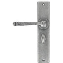 From The Anvil - Avon Lever Bathroom Set - Pewter Patina - 33091 - Choice Handles