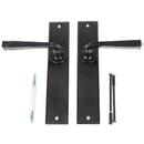 From The Anvil - Avon Lever Latch Set - Black - 33094 - Choice Handles