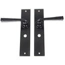 From The Anvil - Avon Lever Bathroom Set - Black - 33095 - Choice Handles
