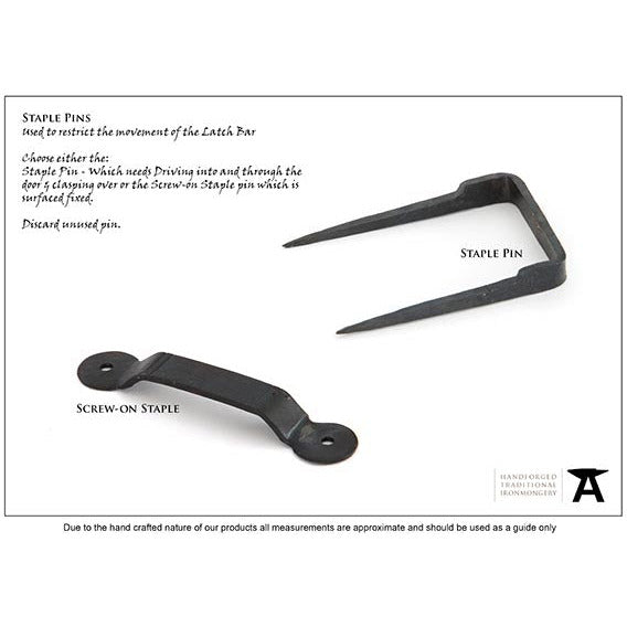 From The Anvil - Medium Bean Thumblatch - Beeswax - 33101 - Choice Handles