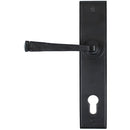 From The Anvil - Avon Lever Espag. Lock Set - Black - 33123 - Choice Handles