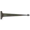 From The Anvil - 18" Arrow Head T Hinge (pair) - Beeswax - 33158 - Choice Handles