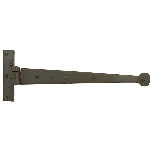 From The Anvil - 15" Penny End T Hinge (pair) - Beeswax - 33184 - Choice Handles