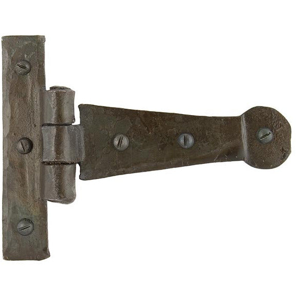 From The Anvil - 4" Penny End T Hinge (pair) - Beeswax - 33188 - Choice Handles