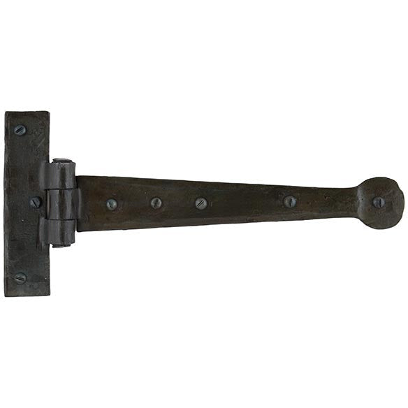 From The Anvil - 9" Penny End T Hinge (pair) - Beeswax - 33204 - Choice Handles