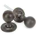 From The Anvil - Round Mortice/Rim Knob Set - Beeswax - 33230 - Choice Handles