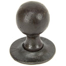 From The Anvil - Round Mortice/Rim Knob Set - Beeswax - 33230 - Choice Handles