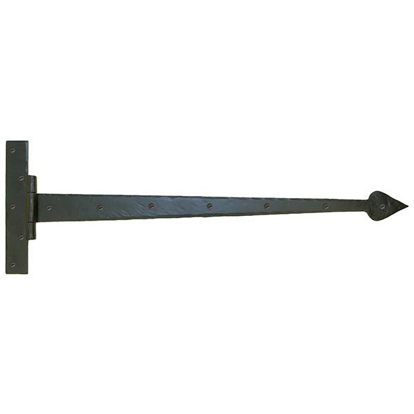 From The Anvil - 36" Barn Door T Hinge (pair) - Black - 33233 - Choice Handles