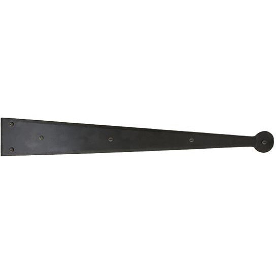 From The Anvil - 18" Penny End Hinge Front (pair) - Black - 33238 - Choice Handles