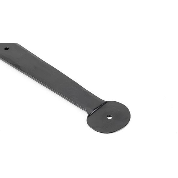 From The Anvil - 24" Penny End Hinge Front (pair) - Black - 33239 - Choice Handles