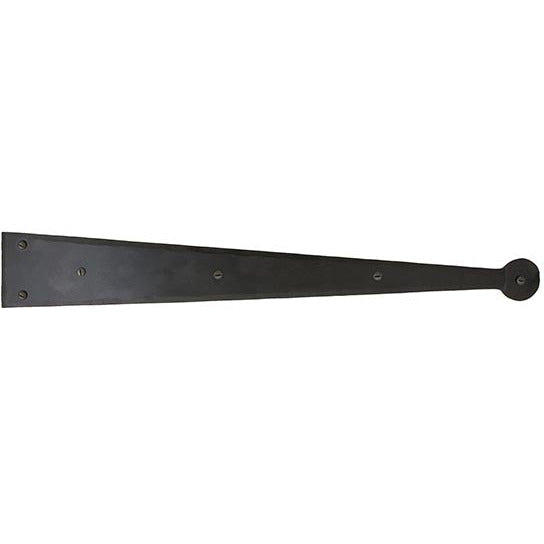 From The Anvil - 24" Penny End Hinge Front (pair) - Black - 33239 - Choice Handles