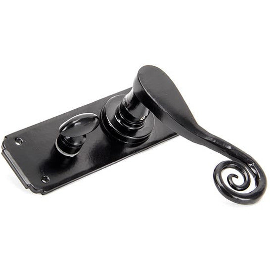 From The Anvil - Monkeytail Lever Bathroom Set - Black - 33266 - Choice Handles