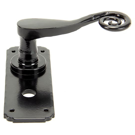 From The Anvil - Monkeytail Lever Bathroom Set - Black - 33266 - Choice Handles