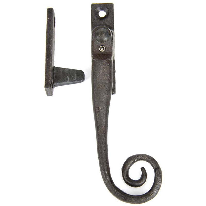 From The Anvil - RH Locking Night-vent Monkeytail Fastener - Beeswax - 33268 - Choice Handles