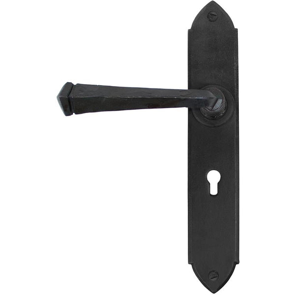 From The Anvil - Gothic Lever Lock Set - Beeswax - 33271 - Choice Handles