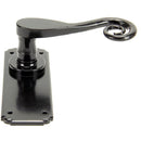From The Anvil - Monkeytail Lever Latch Set - Black - 33278 - Choice Handles