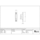 From The Anvil - Hook Plate - Black - 33284 - Choice Handles