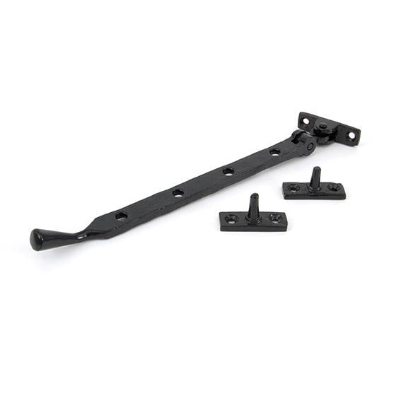 From The Anvil - 10" Handmade Peardrop Stay - Black - 33292 - Choice Handles