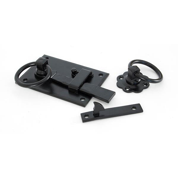 From The Anvil - Cottage Latch - LH - Black - 33294 - Choice Handles