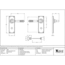From The Anvil - Reeded Lever Bathroom Set - Polished Chrome - 33308 - Choice Handles