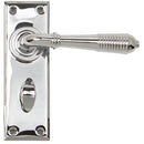 From The Anvil - Reeded Lever Bathroom Set - Polished Chrome - 33308 - Choice Handles