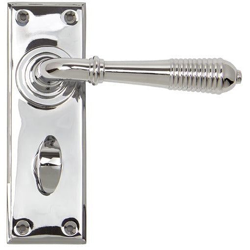 From The Anvil - Reeded Lever Bathroom Set - Polished Chrome - 33308 - Choice Handles