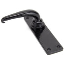 From The Anvil - Smooth Lever Latch Set - Black - 33317 - Choice Handles