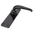 From The Anvil - Smooth Lever Latch Set - Black - 33317 - Choice Handles