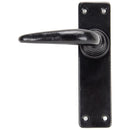 From The Anvil - Smooth Lever Latch Set - Black - 33317 - Choice Handles