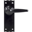 From The Anvil - Oak Lever Latch Set - Black - 33318 - Choice Handles