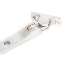 From The Anvil - 10" Peardrop Stay - Satin Chrome - 33348 - Choice Handles