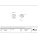 From The Anvil - Elan Cabinet Knob - Small - Natural Smooth - 33360 - Choice Handles