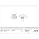 From The Anvil - Cabinet Knob - Large - Black - 33363 - Choice Handles