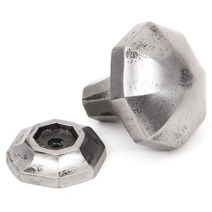 From The Anvil - Octagonal Cabinet Knob - Small - Natural Smooth - 33366 - Choice Handles