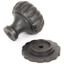 From The Anvil - Flower Cabinet Knob - Large - Beeswax - 33378 - Choice Handles