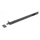 From The Anvil - 12" Flush/Slide Door Bolt - Black - 33392 - Choice Handles