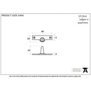 From The Anvil - Offset Stay Pin - Black - 33459 - Choice Handles