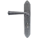 From The Anvil - Gothic Lever Bathroom Set - Pewter Patina - 33604/B - Choice Handles