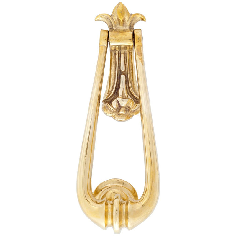 From The Anvil - Loop Door Knocker - Polished Brass - 33610M - Choice Handles